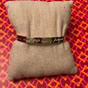 Stella & Dot “Blessed” bracelet-silver